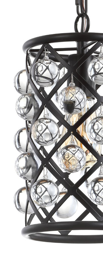 Gabrielle Crystal/Metal LED Pendant